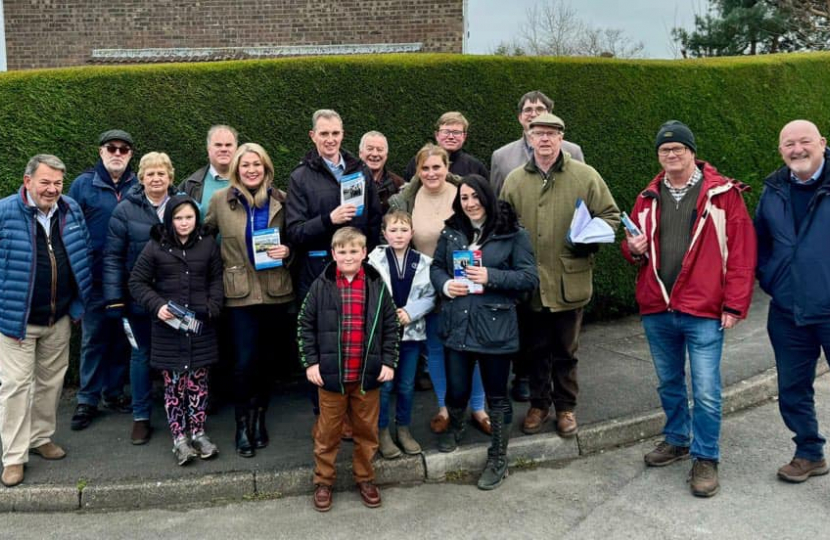 Laura and David TC Davies MP Canvassing Team