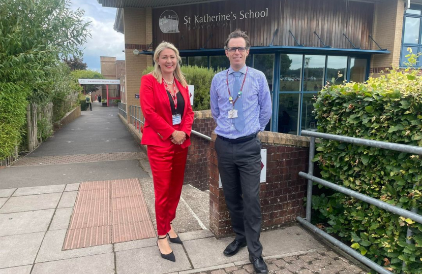 Laura and St Katherine's School's Headteacher