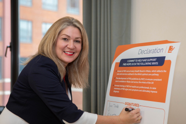 Laura signing declaration