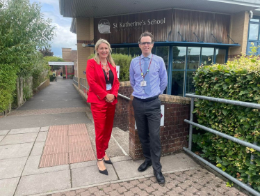 Laura and St Katherine's School's Headteacher